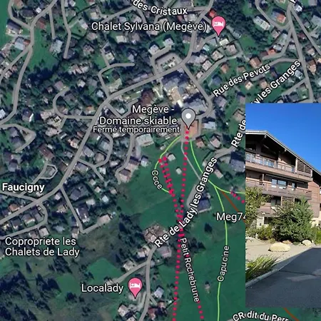 Avec Espace Bien-etre A Megeve, Piscine, Salle De Sport Et Parking Electrique - Fr-1-569-34 메게브