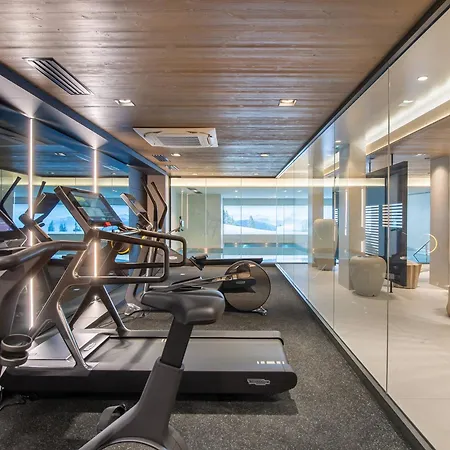 Avec Espace Bien-etre A Megeve, Piscine, Salle De Sport Et Parking Electrique - Fr-1-569-34 Апартаменти
